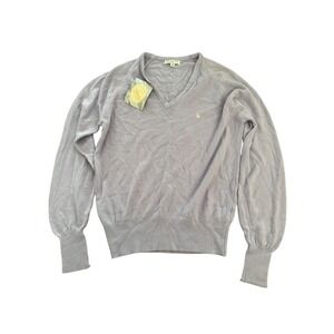 Vintage 1980s Christian Dior Sweater Lavender Acrylic Women's M Made in USA